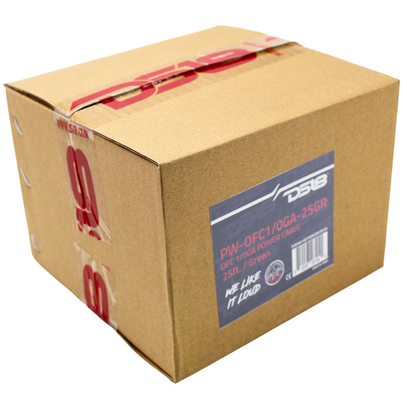 DS18 Ultra Flex 100% OFC 0GA Ground Power Wire Neon Green Lot Cut By The Foot