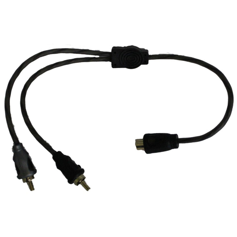 American Bass RCA Y Splitter 1 Female 2 Male OFC HQ Car Audio Noise Reduction