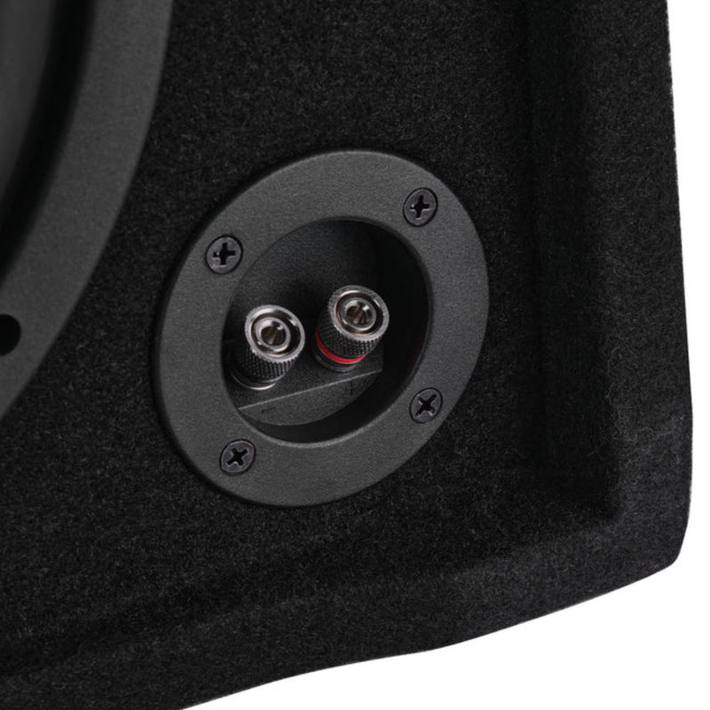 10" 600 Watt RMS 2-Ohm Under Seat Shallow Subwoofer Enclosure DS18 DFPU110iX