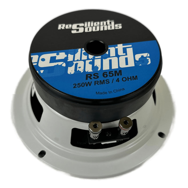 Resilient Sounds M Series 6.5" 250 Watt RMS 4 Ohm Midrange Car Audio Loudspeaker