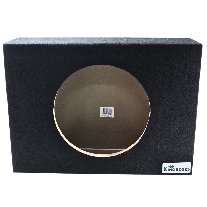 King Boxes 10 inch Single Shallow Sealed Speaker Enclosure Box KG-ASHALLOWS10