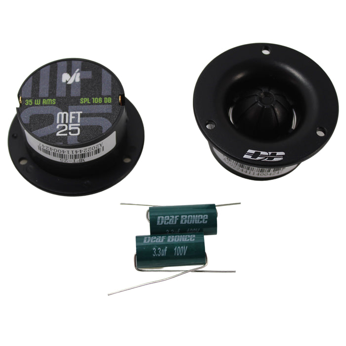 Deaf Bonce Machete 1" Voice Coil 35W RMS 4 Ohm Tweeters MFT-25