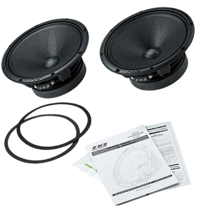 Deaf Bonce Apocalypse 6.5" Midrange 110W RMS 4-Ohm Pro Car Audio Speakers Pair