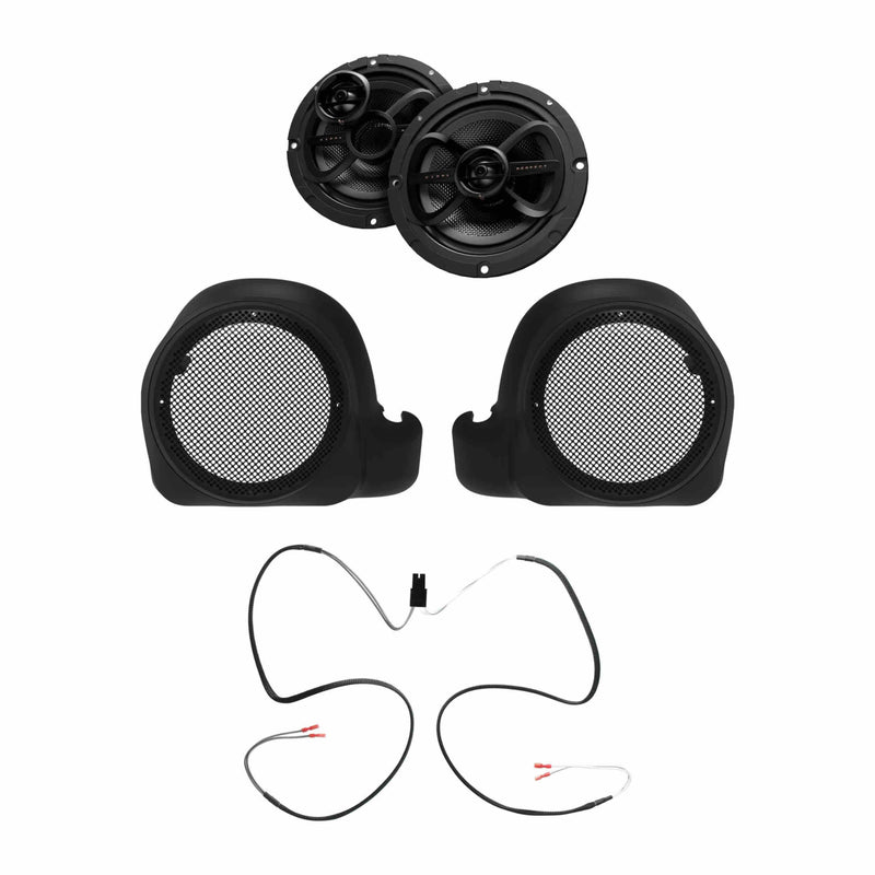 Metra Saddle Tramp Harman Twin Cooled Audio Kit for 2014 to 2022 Harley Davidson