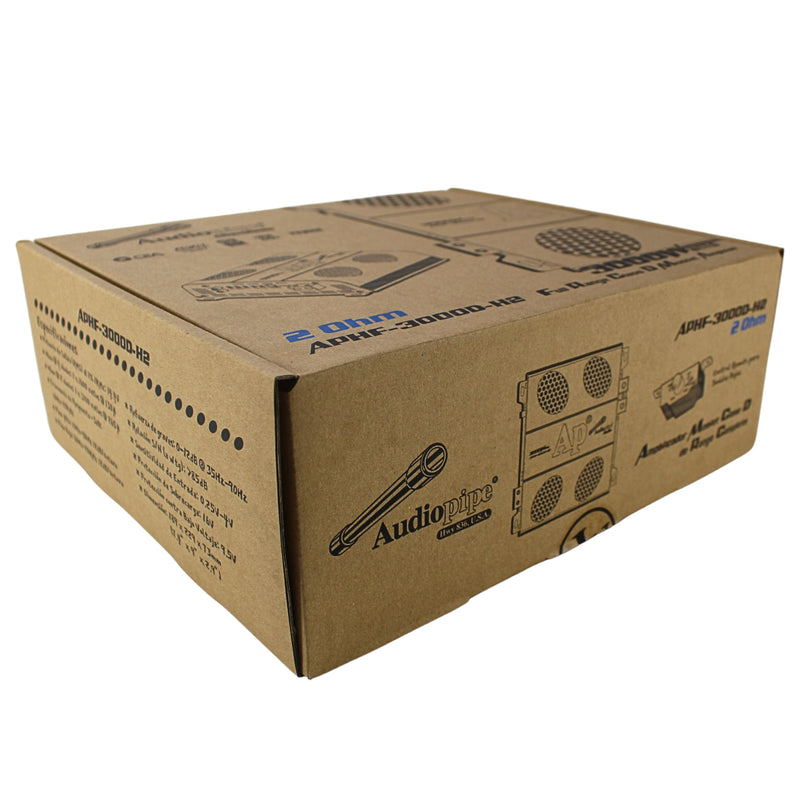 Audiopipe 3000W Monoblock 2 Ohm Class D Brazilian Style Amplifier APHF-3000D-H2