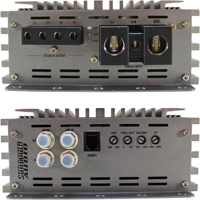 Sundown Audio SAEv4 Class-D 1-Ohm 2k Watts Monoblock Amplifier / SAE-2000-V4