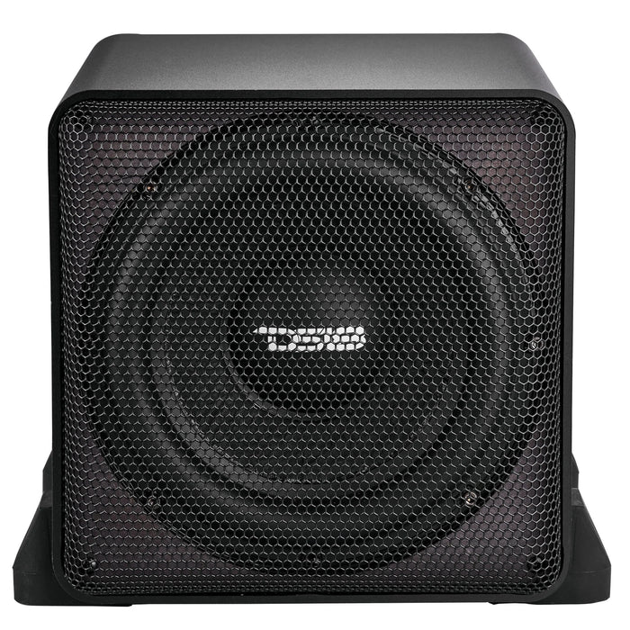 DS18 Loaded Subwoofer Enclosure 8" 300W RMS Subwoofer with 8" Passive Sub