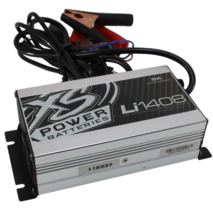 XS Power 14V 8 Amp Lithium Ion Battery Charger - Li1408 IntelliCharger OPEN BOX