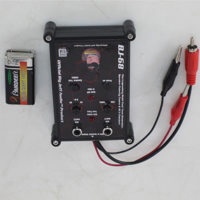 Handheld 9V Speaker Polarity Tester and Tone Generator | RCA Tester OPEN BOX