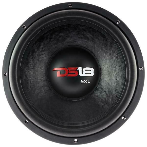 DS18 EXL-X15.4D 15" 2500W 4Ohm DVC Pro Car Audio Subwoofer - Big Jeff Online Inc