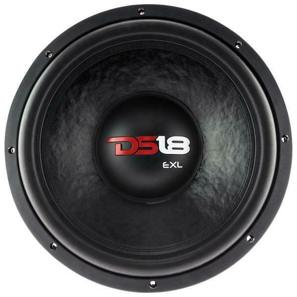 DS18 EXL-X15.2D 15" 2500W 2Ohm DVC Pro Car Audio Subwoofer