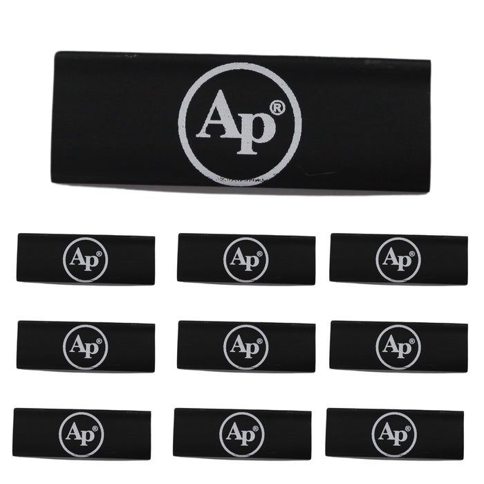 4 Gauge 3:1 Heat Shrink with Audiopipe Logo 10 Pack Black