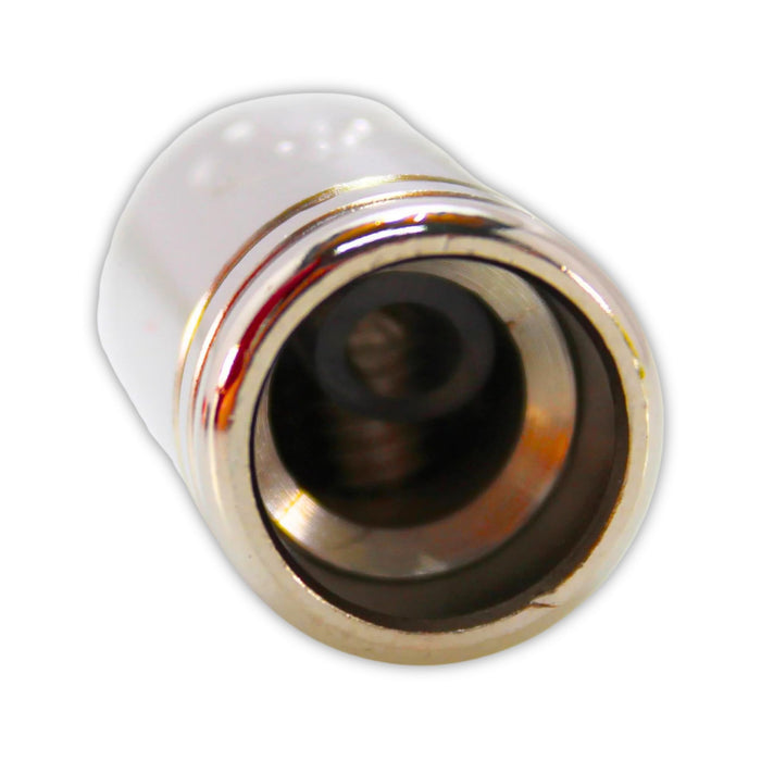 Pair of Red & Black 4 Gauge to 8 Gauge Platinum Plated Wire Reducer Adapters PB-WR4