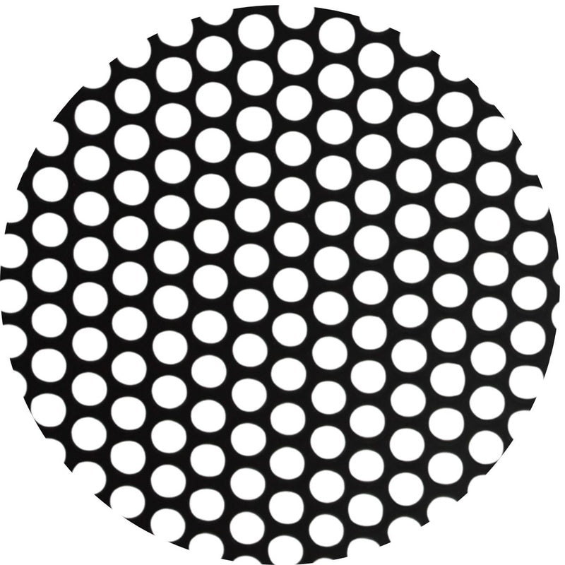 Audiopipe 2' x 3' x 1.22mm Black Metal Finish Full Mesh Grill Sheet 5/32 Holes
