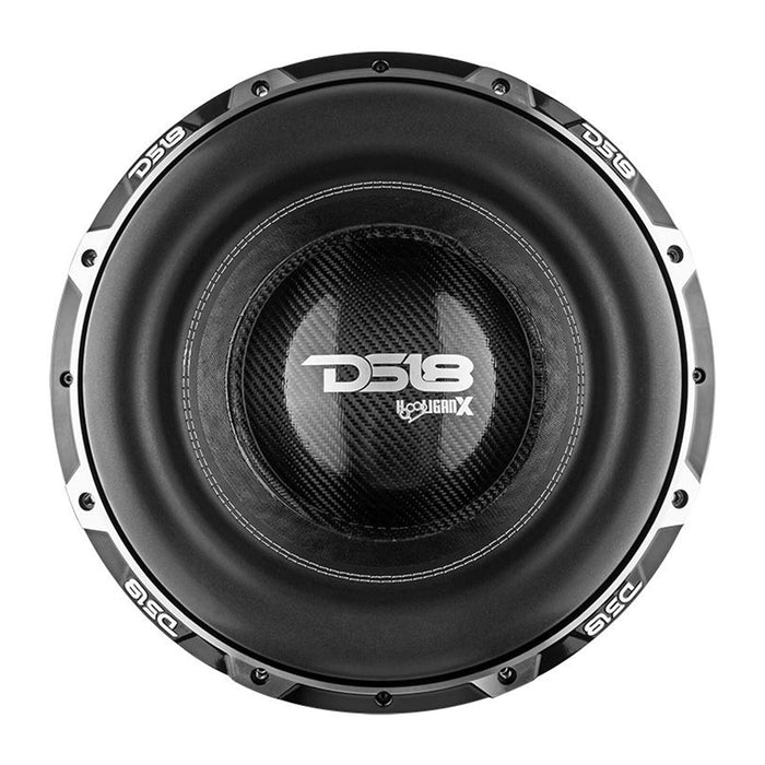 DS18 Hooligan X 15" 6000 Watt 4"DVC 1 Ohm High Excursion Competition Subwoofer