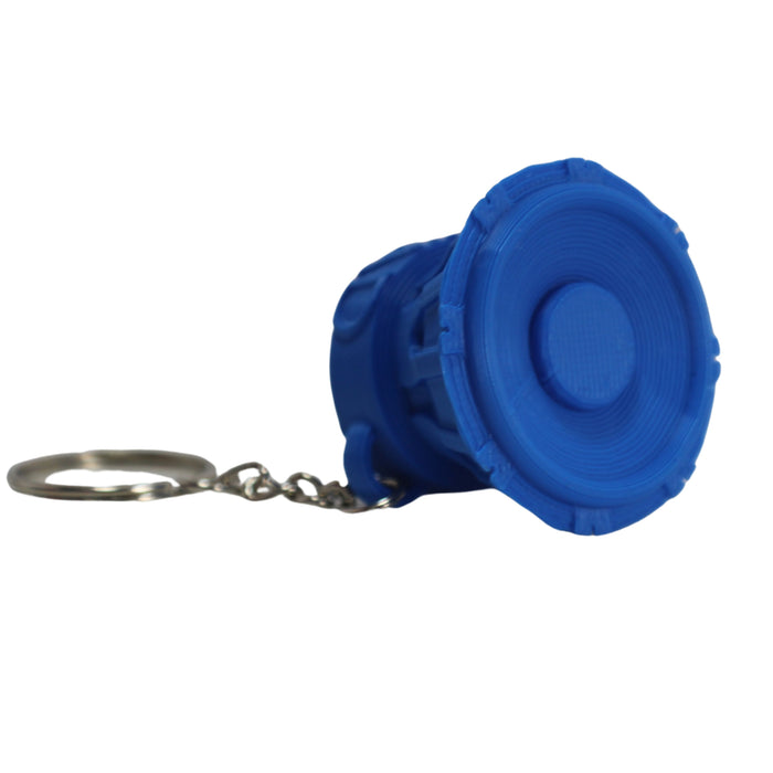 3D Printed "Bass Head" Subwoofer Keychain - Available In Multiple Colors