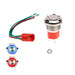 12V Red/Blue LED Compact Momentary Push-Button Switch , 15A, Pipeman’s view of everything included