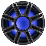Kicker MWE124 12" Marine Subwoofer delivers 450W RMS power, enclosure-ready bass, waterproof build, and customizable LED lighting. Front Facing Subwoofer 