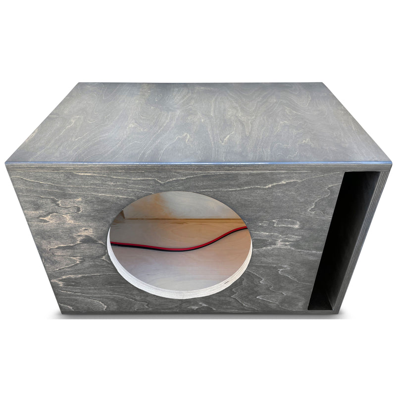Single Universal Birch 12" Ported Subwoofer Box 1" Baffle Tuned To 32Hz