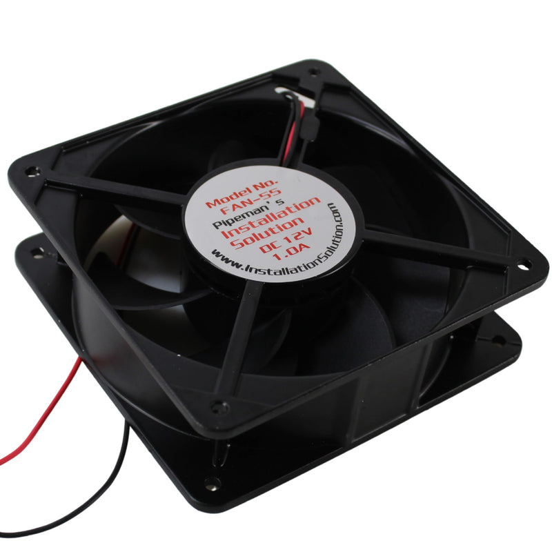 12 Volt Square High-Speed 106CFM Waterproof & Quiet Cooling Fan For Electronics