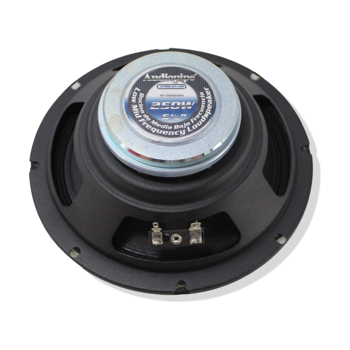 Audiopipe 6.5" Neo Mid Bass Car Audio Bullet Loud Speaker 250W 8 Ohm Black