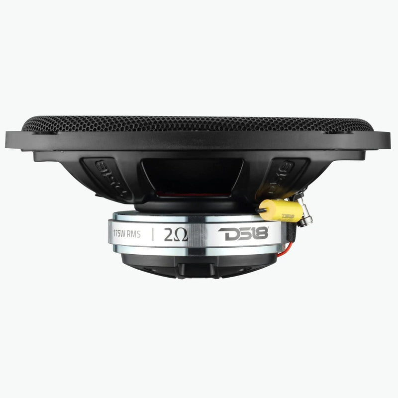 DS18 PRO-HY69.2MSL 6x9" 175W RMS 2 Ohm Slim Hybrid Neo Driver Speaker w Grille