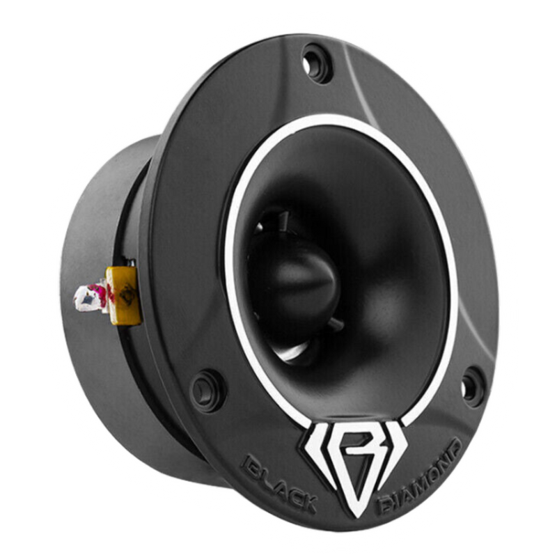 Black Diamond Pair of 1" Super Bullet Tweeters 240W 4ohm Integrated Crossovers