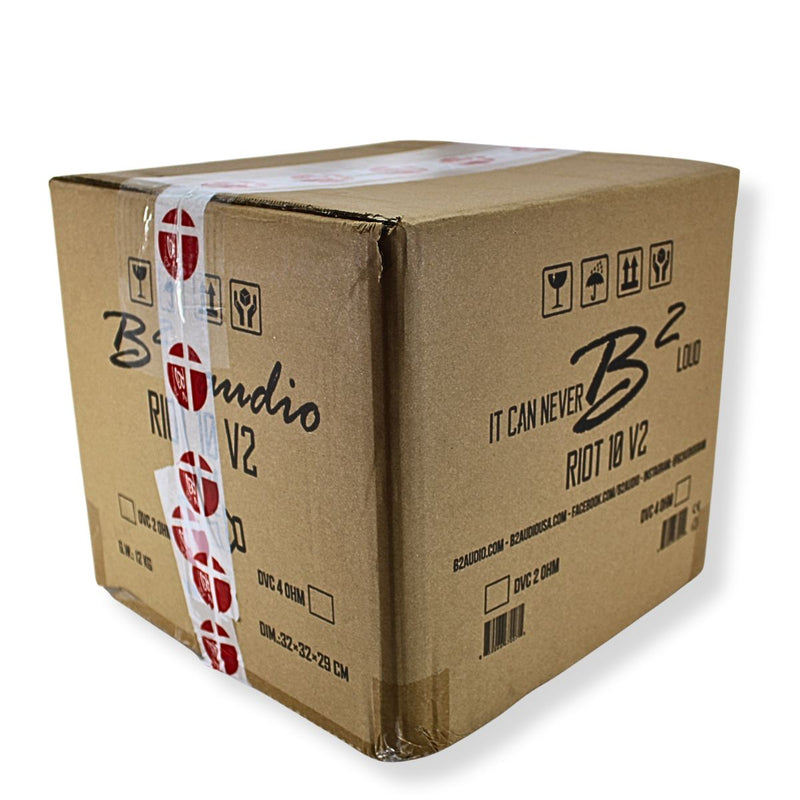 B2 Audio 10" Subwoofer 1000W RMS 3" Voice Coil Dual 2-Ohm Riot