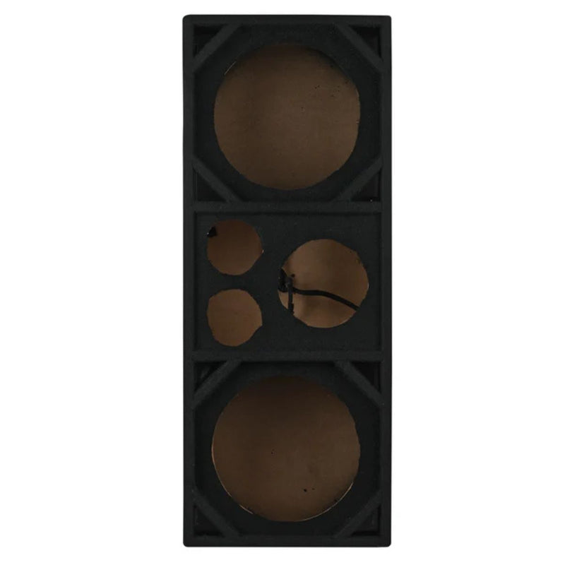 Dual 12 + Dual 4 Tweeter + 2 Driver Ported Voceteo Enclosure Speakon Ready