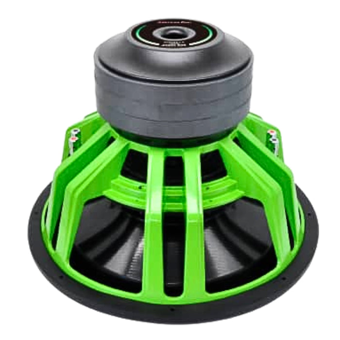 American Bass Godzilla Green/Black 15" Dual 1 Ohm 12000W Peak Sub GODZILLA-15-D1