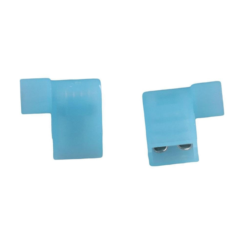 Installation Solutions 90 Degree Flag Spade Female 14/16 GA 100pc Terminals Blue