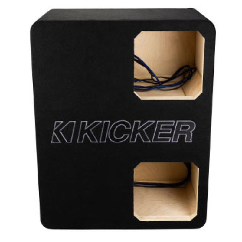 Dual 12" KICKER SoloX L7X Empty Subwoofer Enclosure 49DUL7X12