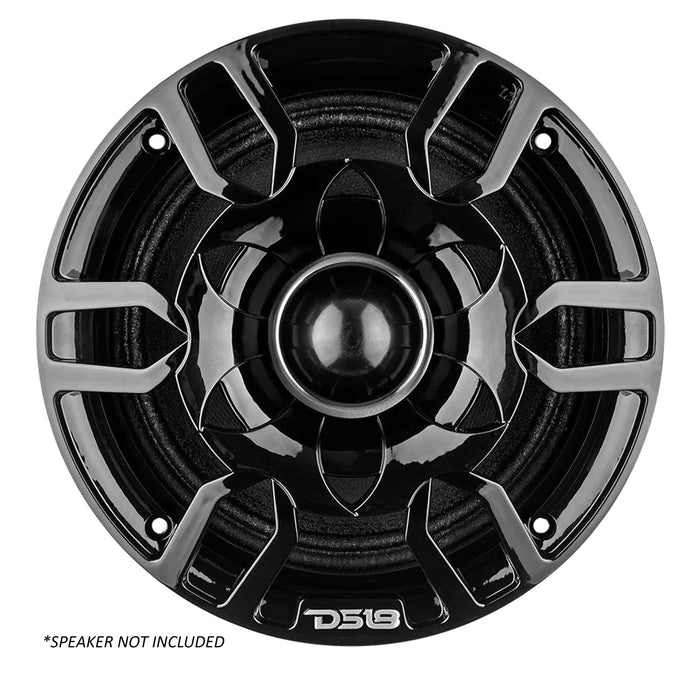 DS18 6" Speaker Grill /w Built-in 1.75" VC Bullet Tweeter 500W Black PRO-GRT6BK