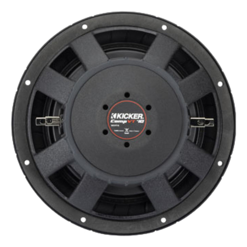 10" 350W RMS  2-Ohm SVC Subwoofer Kicker CompVT Series/ 52CVT102