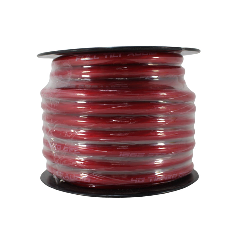 Full Tilt 4 Gauge Red OFC Power/Ground Cable/Wire OFC Lot Cut By The Foot