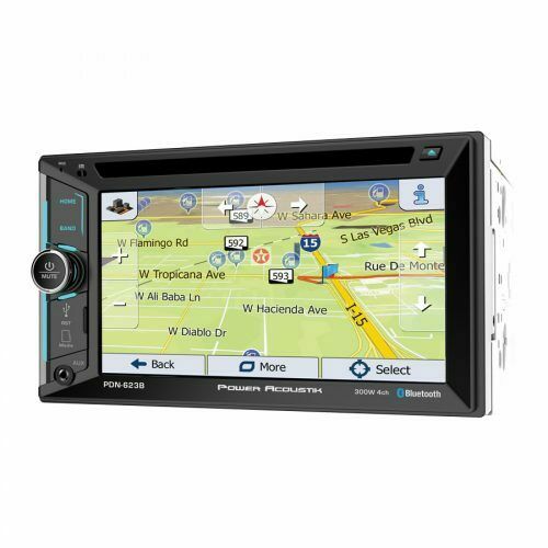 PDN-623B 2 Din 6.2" GPS Navigation Head Unit Bluetooth AUX CD/DVD Radio