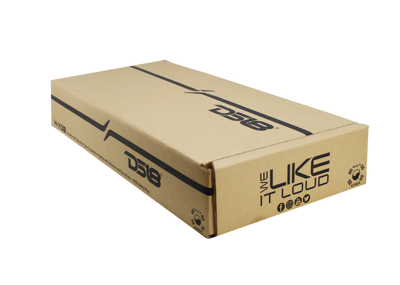 DS18 H-KO8 Hooligan Monoblock 8000W Amplifier w/ Voltmeter and Clip Indicator