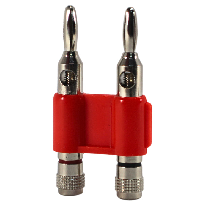 Install Bay Pair of RCA Banana Plugs Black & Red pairs RCA100-BP