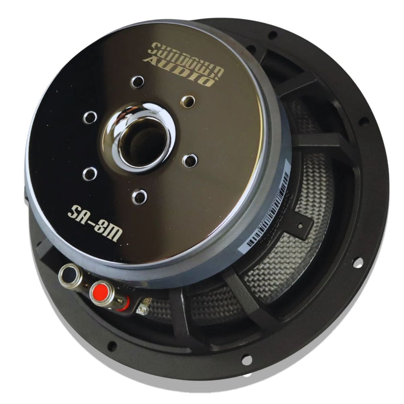 Sundown Audio SA8M 8" 130W RMS 4-Ohm Midrange Speaker Pair SA-Series