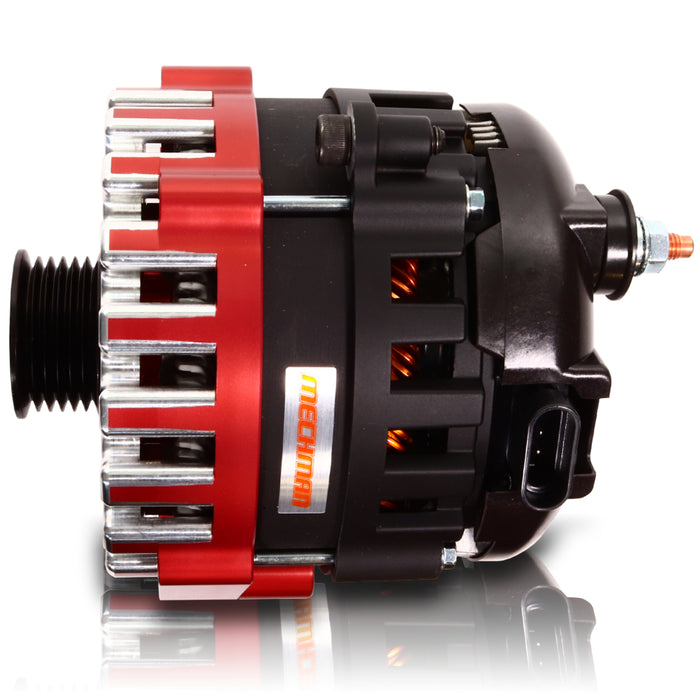 Mechman E-Series 400 Amp Red Alternator For 1988 - 1995 GM 4.3L Truck