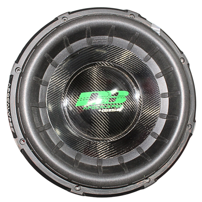 Deaf Bonce 15"  Subwoofer 9000 Watt Dual 1 Ohm VC Apocalypse 4515R-D1 OPEN BOX