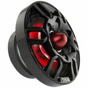 1x 8" Black Speaker Grill Cover / Built In Bullet Tweeter RGB LED Pro Audio - Big Jeff Online Inc