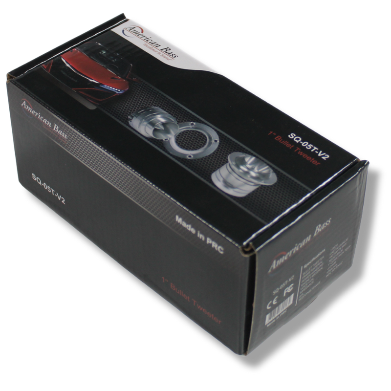 American Bass 1" 50 Watt RMS 4 Ohm Titanium Bullet Tweeters Pair SQ 05T