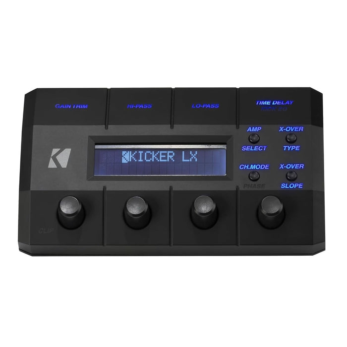 500W 2-Ohm Class D 4-Channel Amplifier w/LX Precision Controller & RGB LED Panel