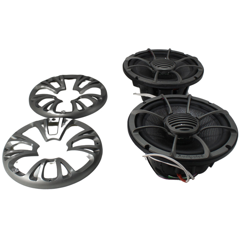 6 " 125W 2-Way Coaxial Marine Speaker w/ LED Pair APMP-T625LD(6.5 Inch) OPEN BOX