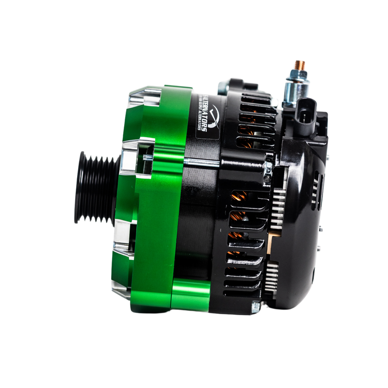 1996-2024 GM Billet High Output Alternator (Green)