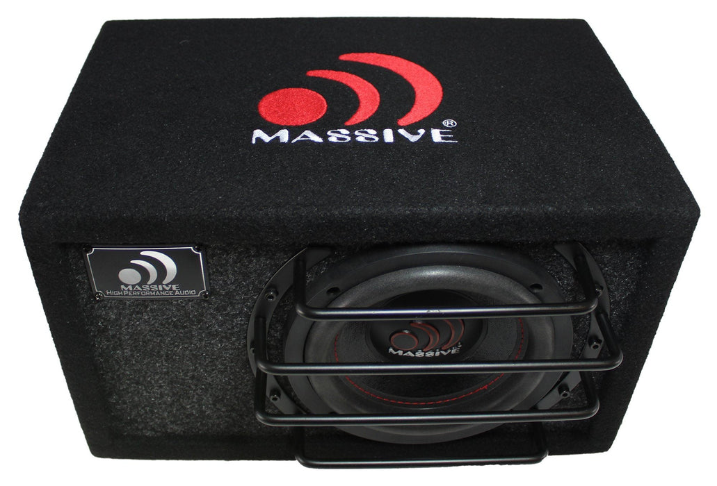 Massive Audio BT12 12" 600 Watt 2 Ohm Loaded Subwoofer Ported Enclosure