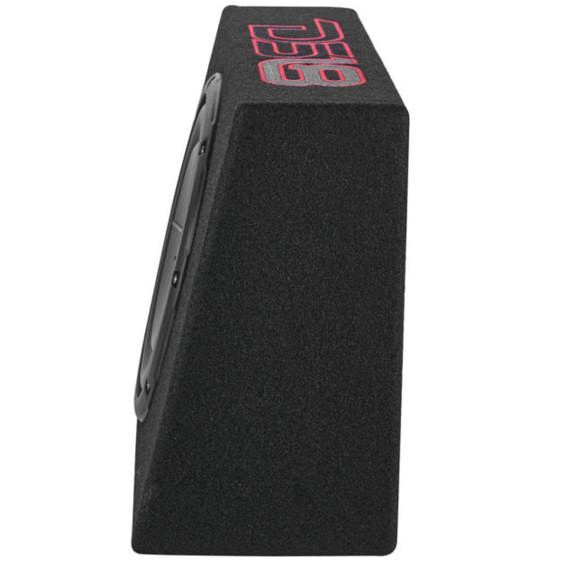 10” 350W RMS 2-Ohm Shallow Loaded Sealed Subwoofer Enclosure for Pickup Trucks