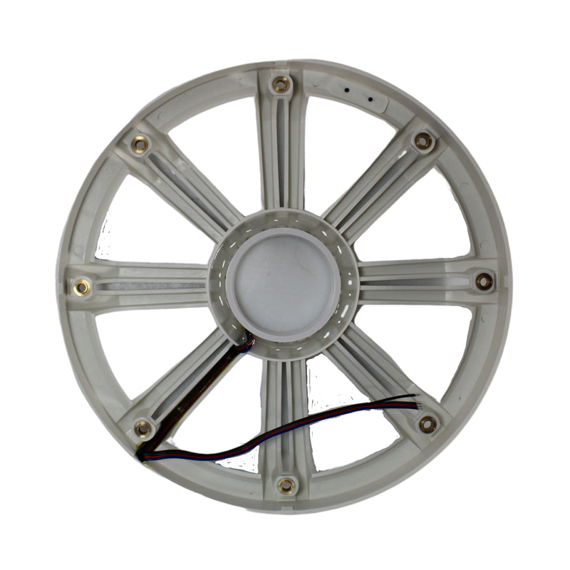 Kicker 10" Marine LED Subwoofer Grille for KM10 & KMF10 White 45KMG10W