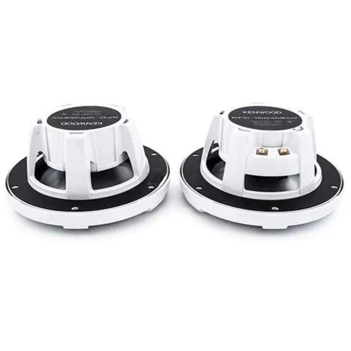 Kenwod 4 Channel 600W Bluetooth Amplifier W/ Pair of 6.5'  Marine Speakers